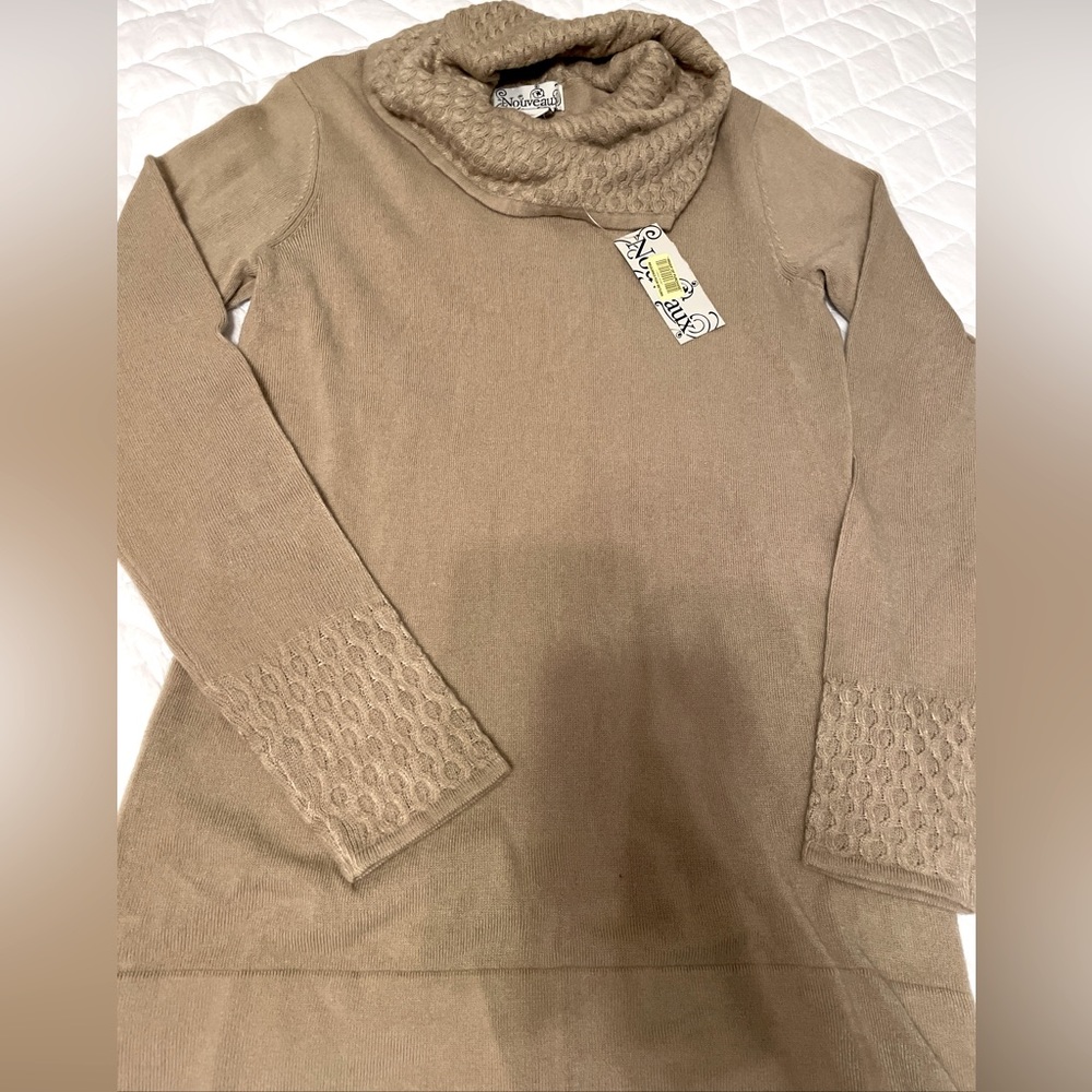 NWT Nouveaux Turtleneck Sweater - SZ. S Beige